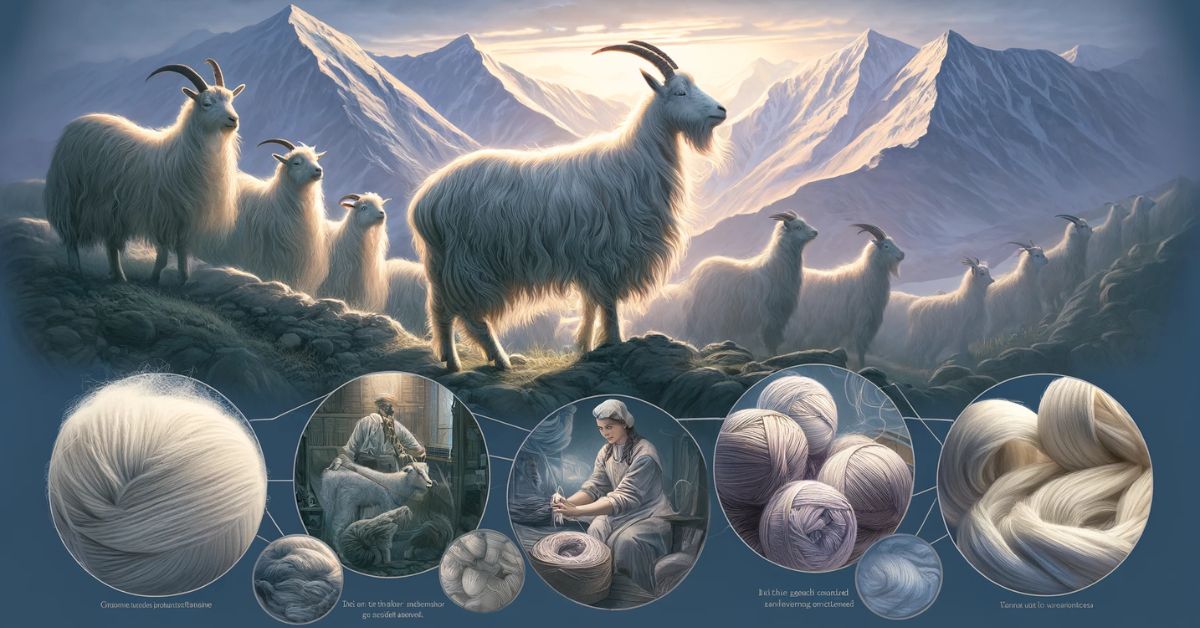 Cashmere garn proces